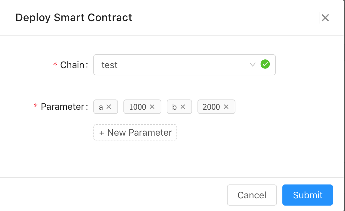Deploy a smart contract